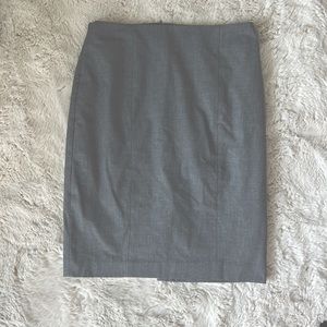 Grey Pencil Skirt